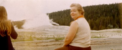 1972 Yellowstone 3Deb Mom Old Faithful